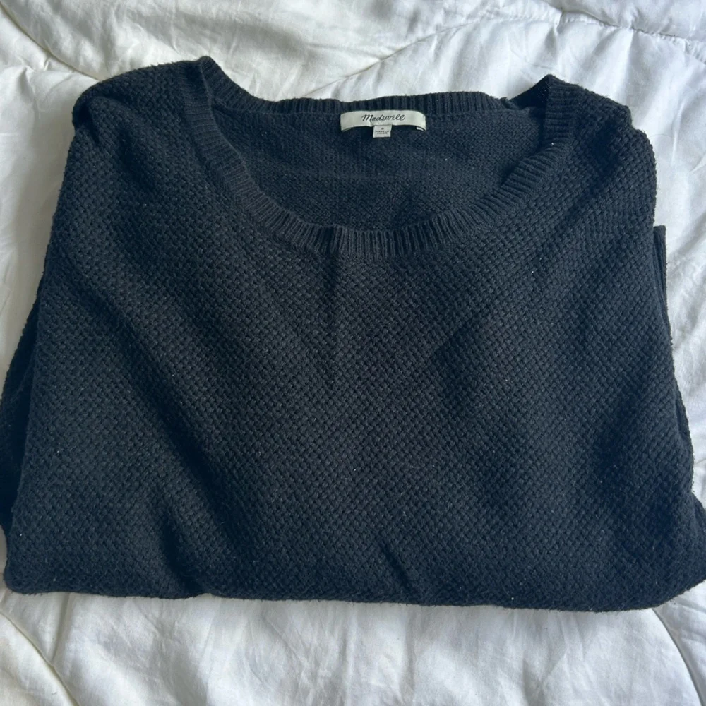 New madewell knit black sweater size small - Picture 3 of 3